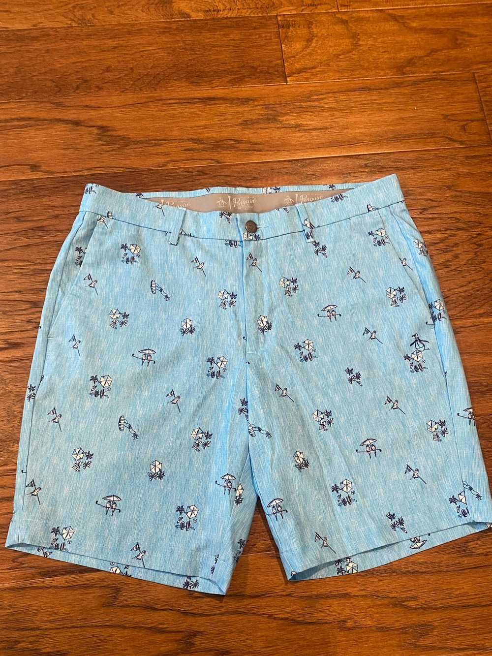 Original Penguin Men's Fun In Da Sun 8" Golf Shorts